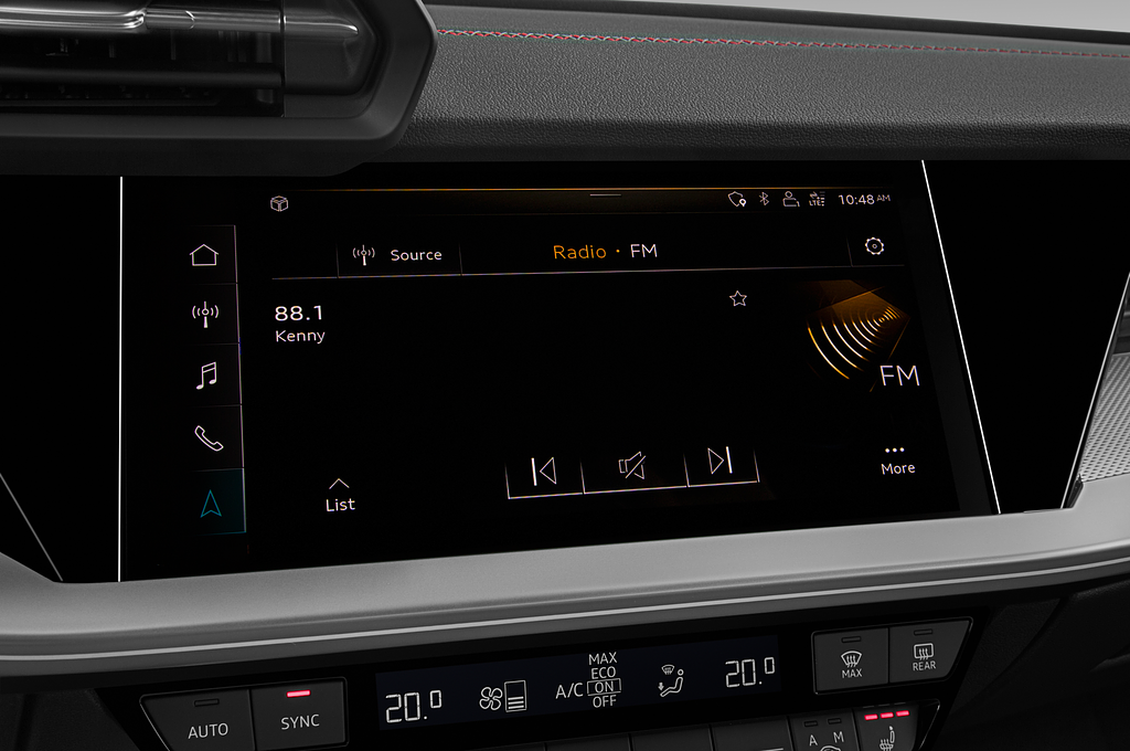 Audi A3 (Baujahr 2020) S Line 4 Türen Radio und Infotainmentsystem