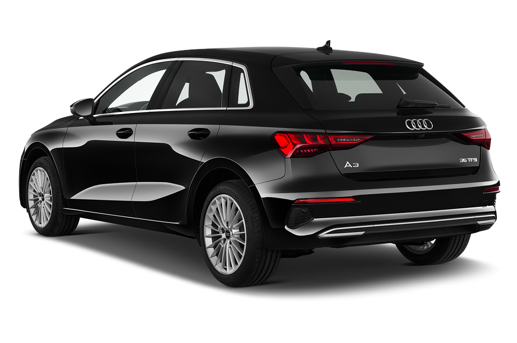 Audi A3 Sportback (Baujahr 2023) Advanced 5 Türen seitlich hinten