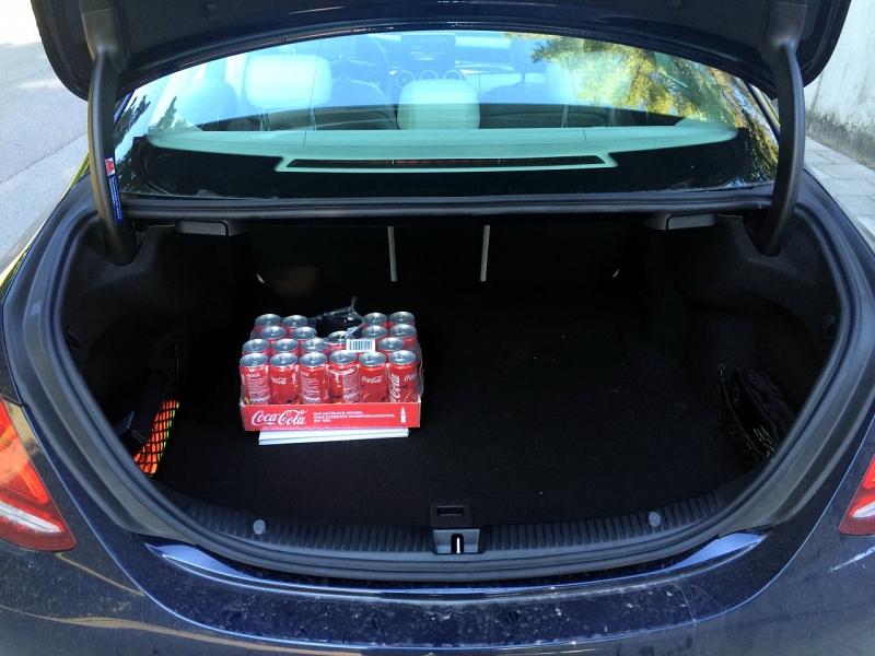 Mercedes C 200 - der Laderaum fasst 480 Liter