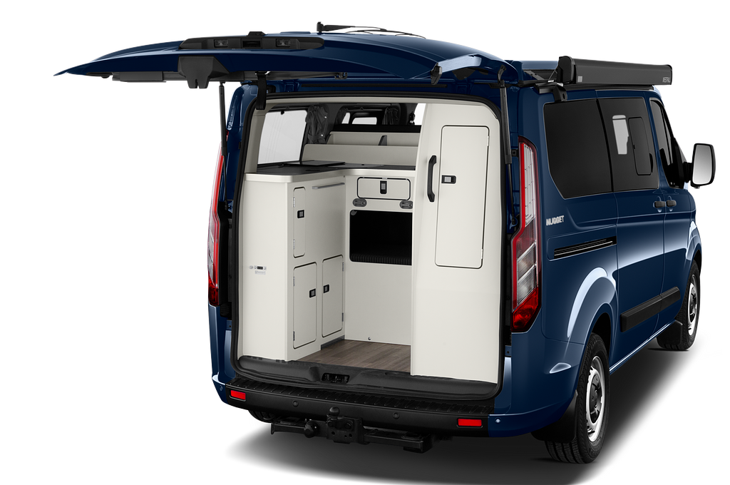 Ford Transit Custom (Baujahr 2020) Nugget 4 Türen Kofferraum