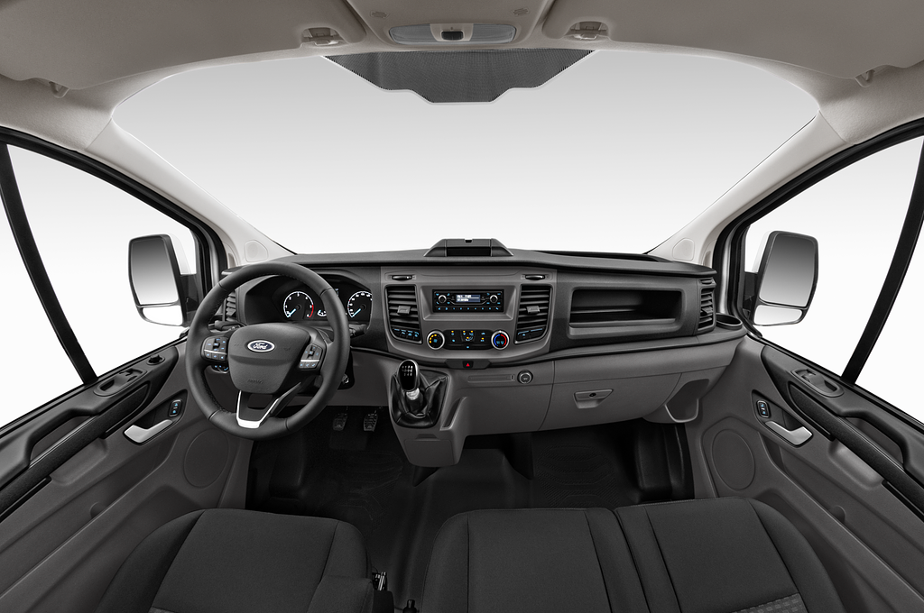Ford Transit Custom (Baujahr 2021) Trend 4 Türen Cockpit und Innenraum