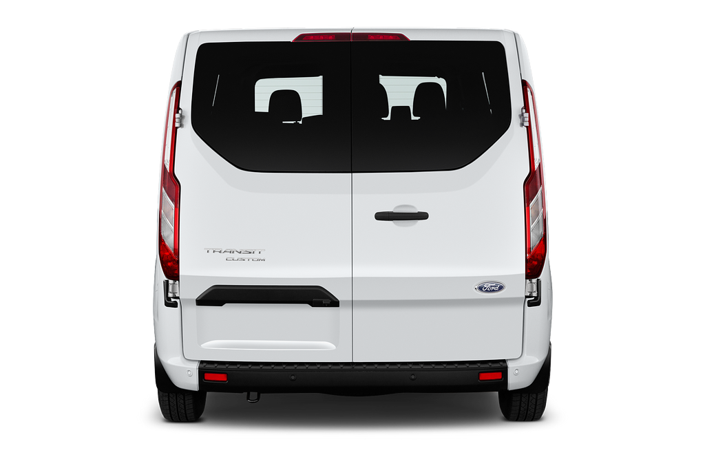 Ford Transit Custom (Baujahr 2021) Trend 5 Türen Heckansicht