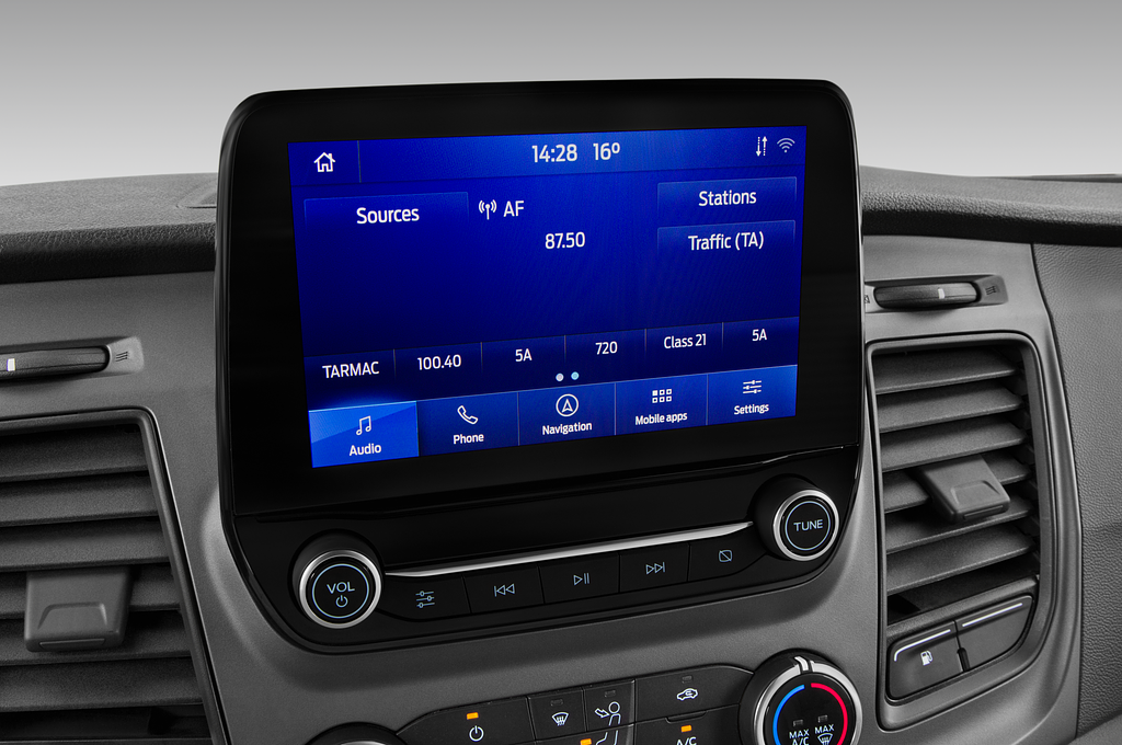 Ford Transit Custom PHEV (Baujahr 2022) Trend 4 Türen Radio und Infotainmentsystem