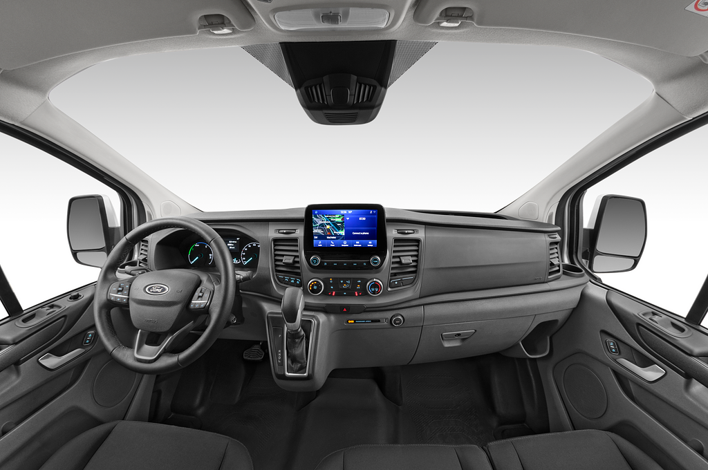 Ford Transit Custom PHEV (Baujahr 2022) Trend 4 Türen Cockpit und Innenraum