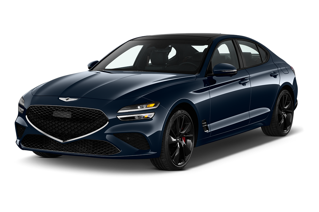 Genesis G70 (Baujahr 2023) Sport 4 Türen seitlich vorne