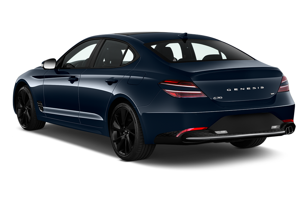 Genesis G70 (Baujahr 2023) Sport 4 Türen seitlich hinten