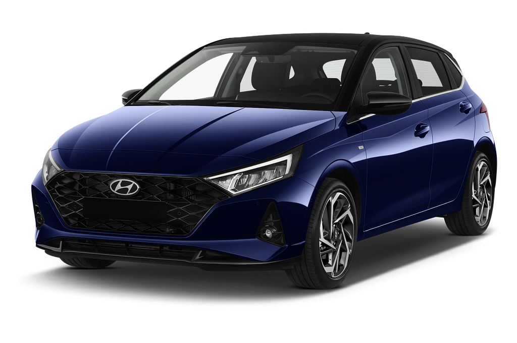 Hyundai i20 (Baujahr 2021) Prime 5 Türen seitlich vorne