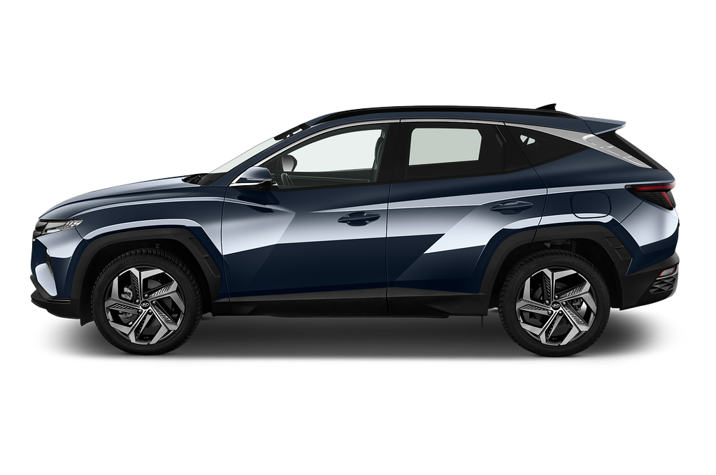 Hyundai Tucson Plug-in Hybrid (Baujahr 2023) Base 5 Türen Seitenansicht