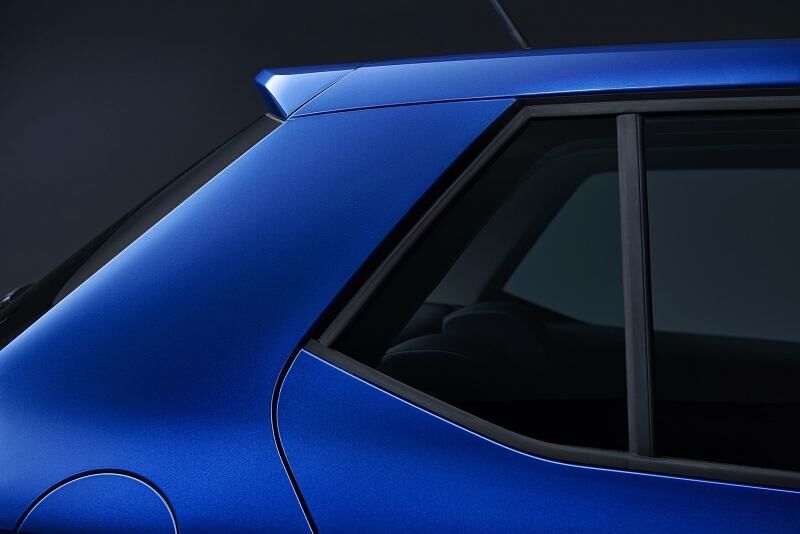 Ein kleiner Dachspoiler gehört dazu