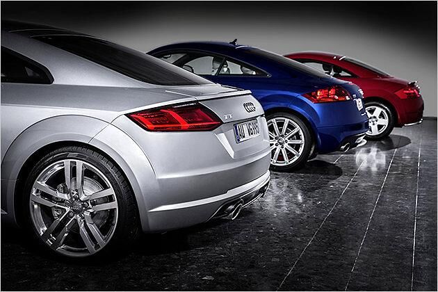 An den Heckpartien lässt sich gut die Weiterentwicklung des TT-Designs verfolgen