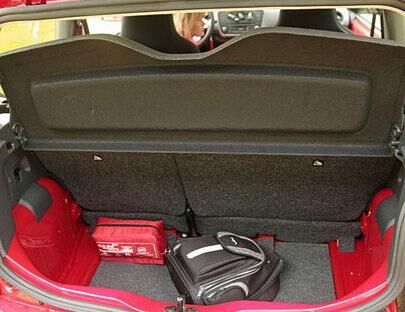 Hier ist genügend Platz für Einkäufe.