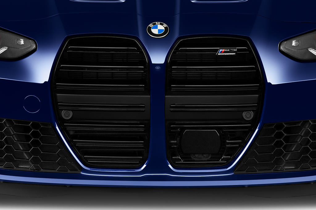 BMW M3 (Baujahr 2022) Competition 4 Türen Kühlergrill und Scheinwerfer