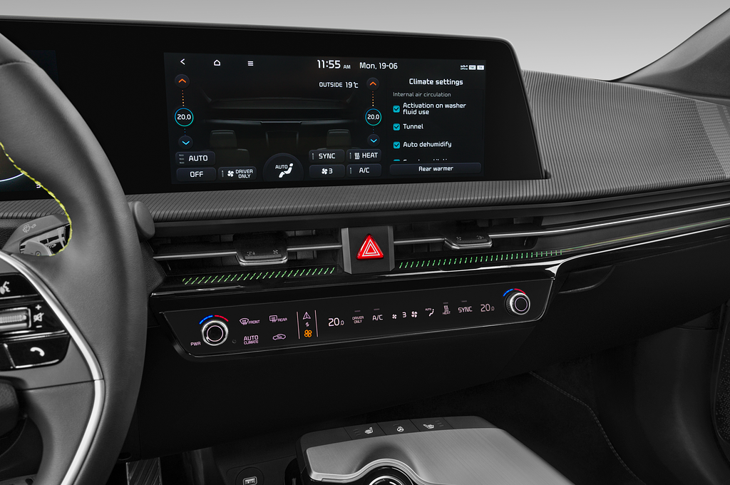 Kia EV6 (Baujahr 2023) GT 5 Türen Temperatur und Klimaanlage