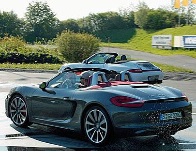 Der Porsche Boxster macht immer Spaß.