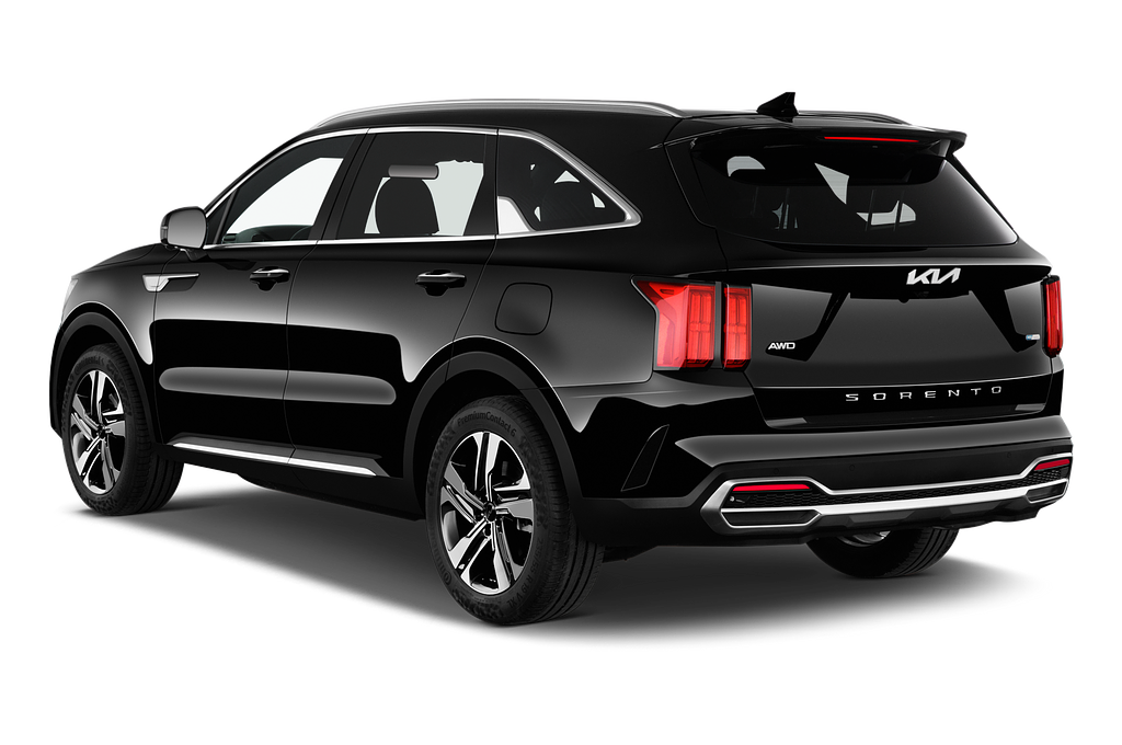 Kia Sorento Hybride (Baujahr 2023) Base 5 Türen seitlich hinten