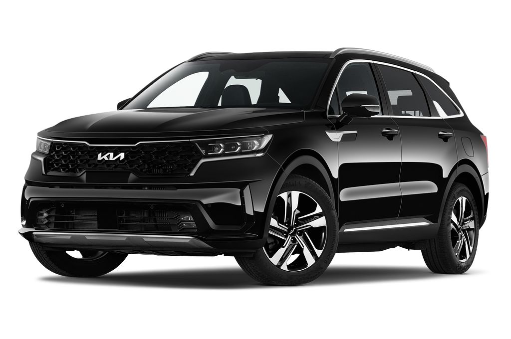 Kia Sorento Hybride (Baujahr 2023) Base 5 Türen seitlich vorne mit Felge