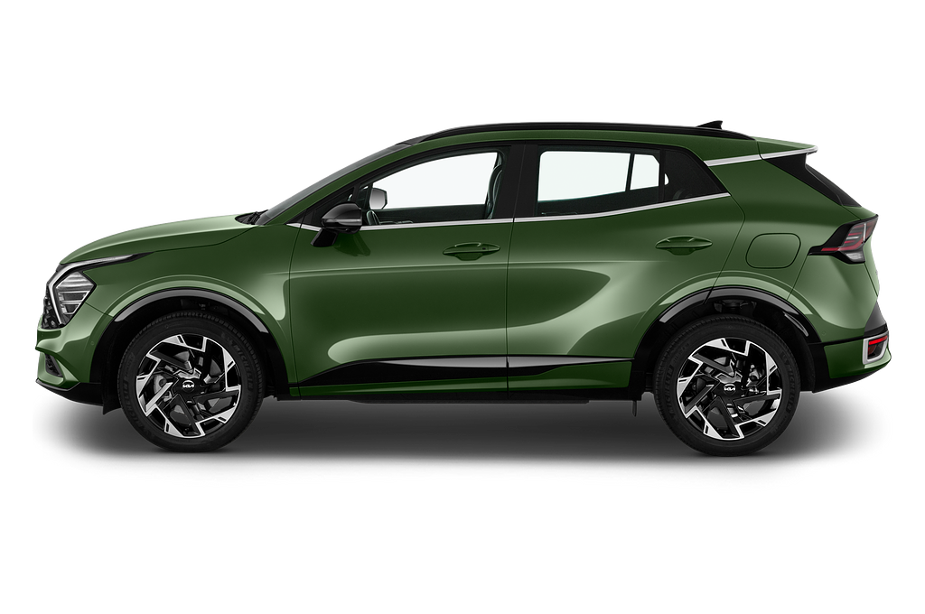 Kia Sportage Plug-in Hybrid (Baujahr 2022) GT-line 5 Türen Seitenansicht