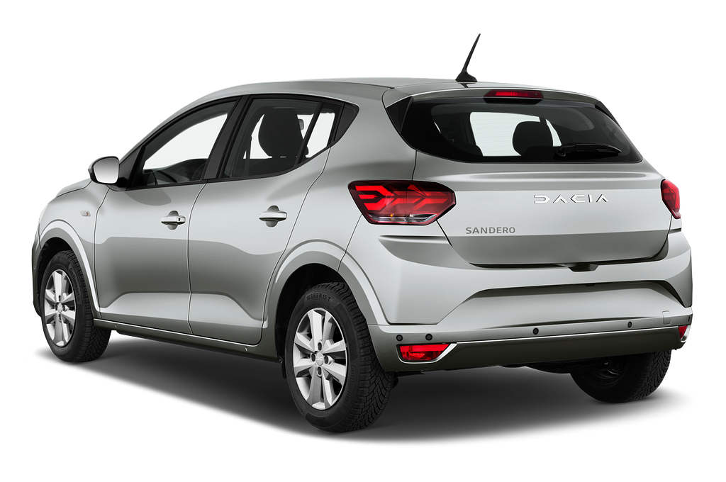 Dacia Sandero (Baujahr 2023) Expression 4 Türen seitlich hinten