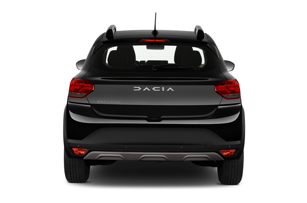 Dacia Sandero Stepway (Baujahr 2023) Expression 5 Türen Heckansicht