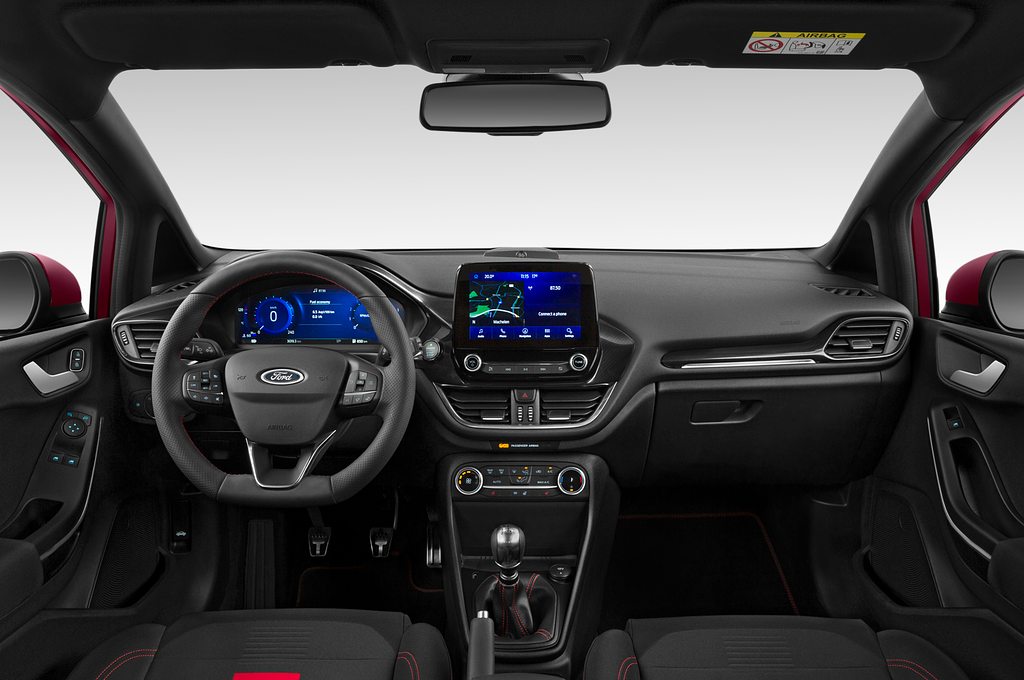 Ford Fiesta (Baujahr 2022) ST-Line 3 Türen Cockpit und Innenraum
