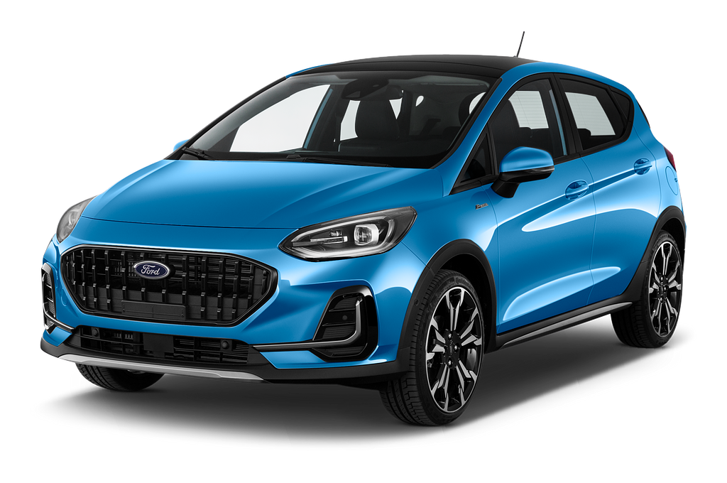 Ford Fiesta (Baujahr 2022) Active X MHEV 5 Türen seitlich vorne