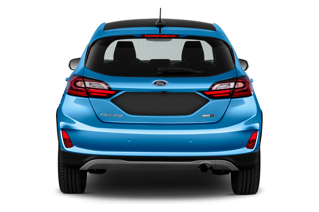Ford Fiesta (Baujahr 2022) Active X MHEV 5 Türen Heckansicht