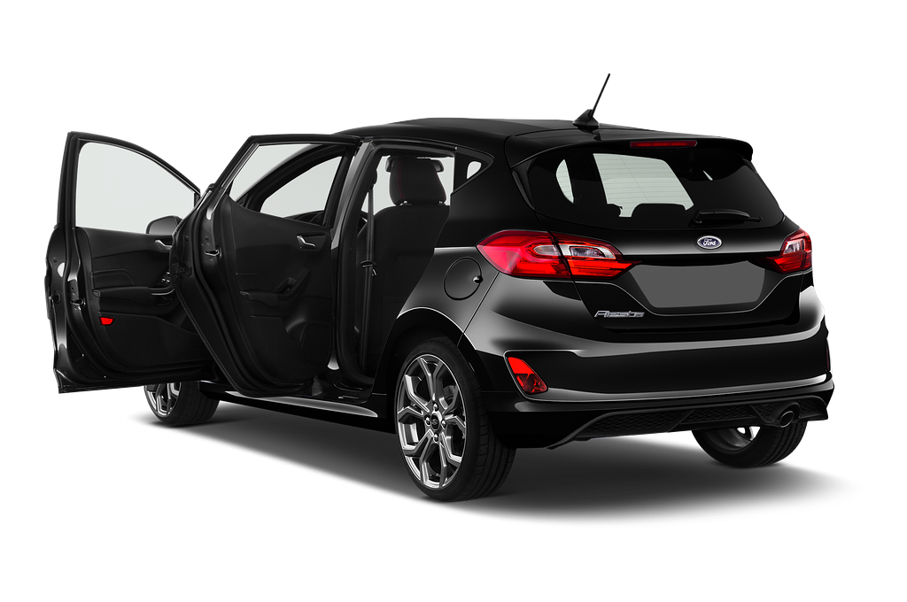 Ford Fiesta (Baujahr 2022) ST-Line 5 Türen Tür geöffnet