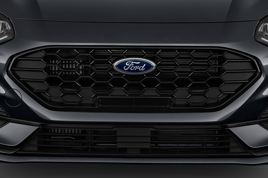 Ford Fiesta (Baujahr 2022) ST-Line 5 Türen Kühlergrill und Scheinwerfer