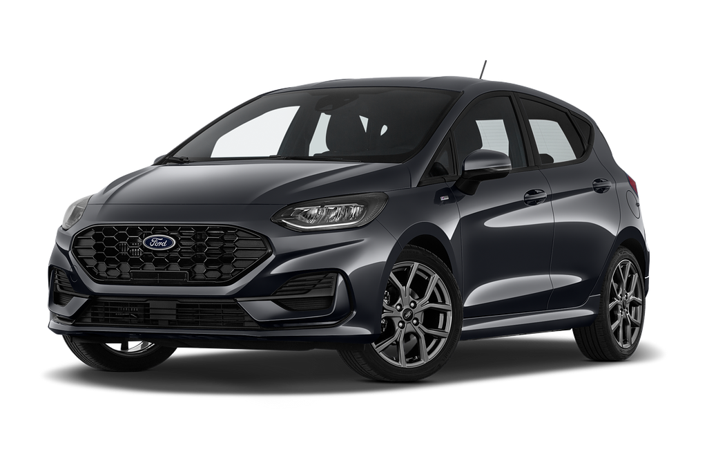 Ford Fiesta (Baujahr 2022) ST-Line 5 Türen seitlich vorne mit Felge