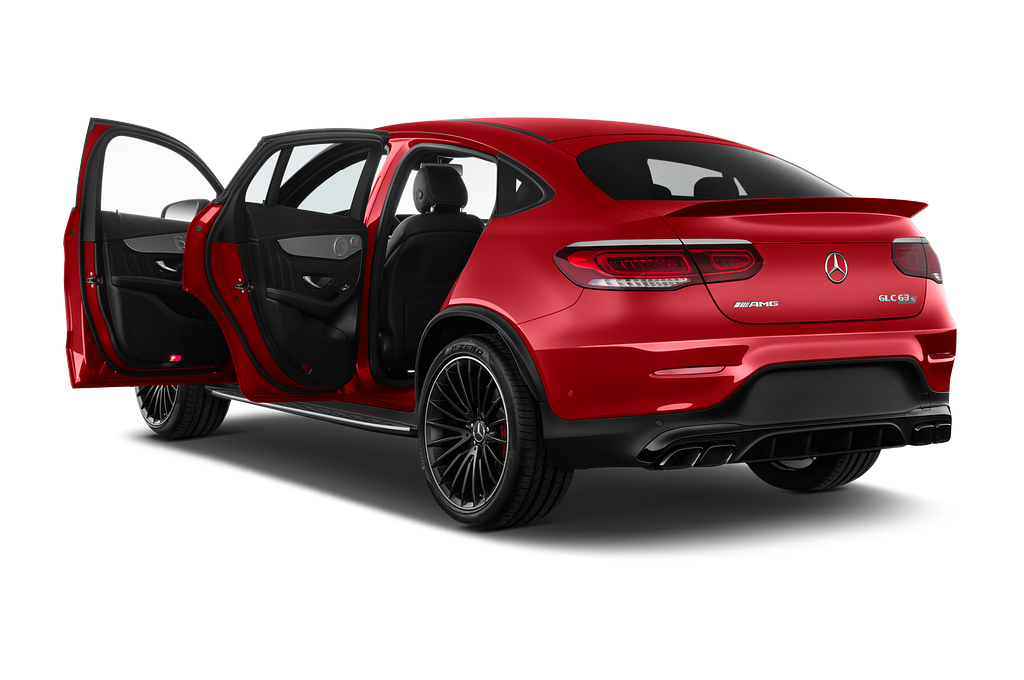 Mercedes GLC Coupe (Baujahr 2021) AMG GLC 63 S 5 Türen Tür geöffnet