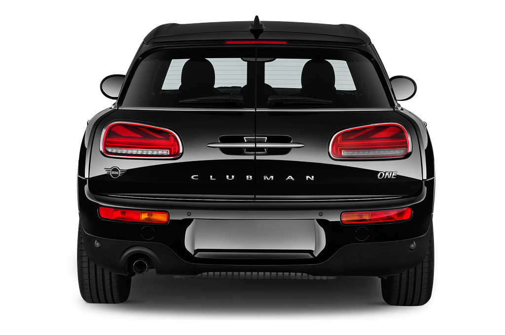MINI Clubman (Baujahr 2022) Cooper Essential 5 Türen Heckansicht