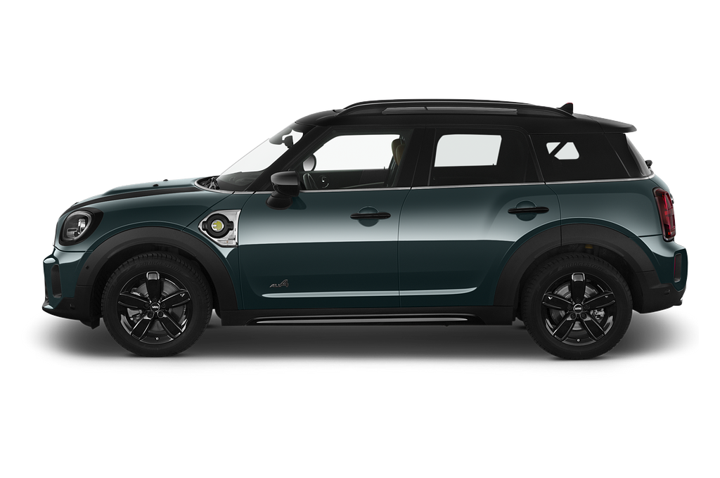 MINI Countryman Plug-In Hybrid (Baujahr 2021) S E ALL4 5 Türen Seitenansicht