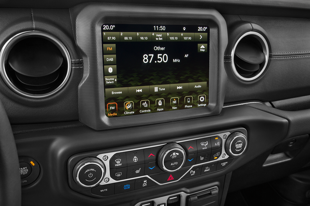 Jeep Wrangler 4xe (Baujahr 2021) 80th Anniversary 5 Türen Radio und Infotainmentsystem