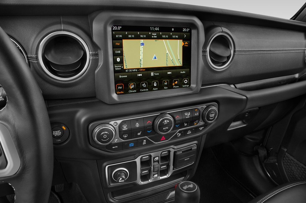 Jeep Wrangler 4xe (Baujahr 2021) 80th Anniversary 5 Türen Mittelkonsole