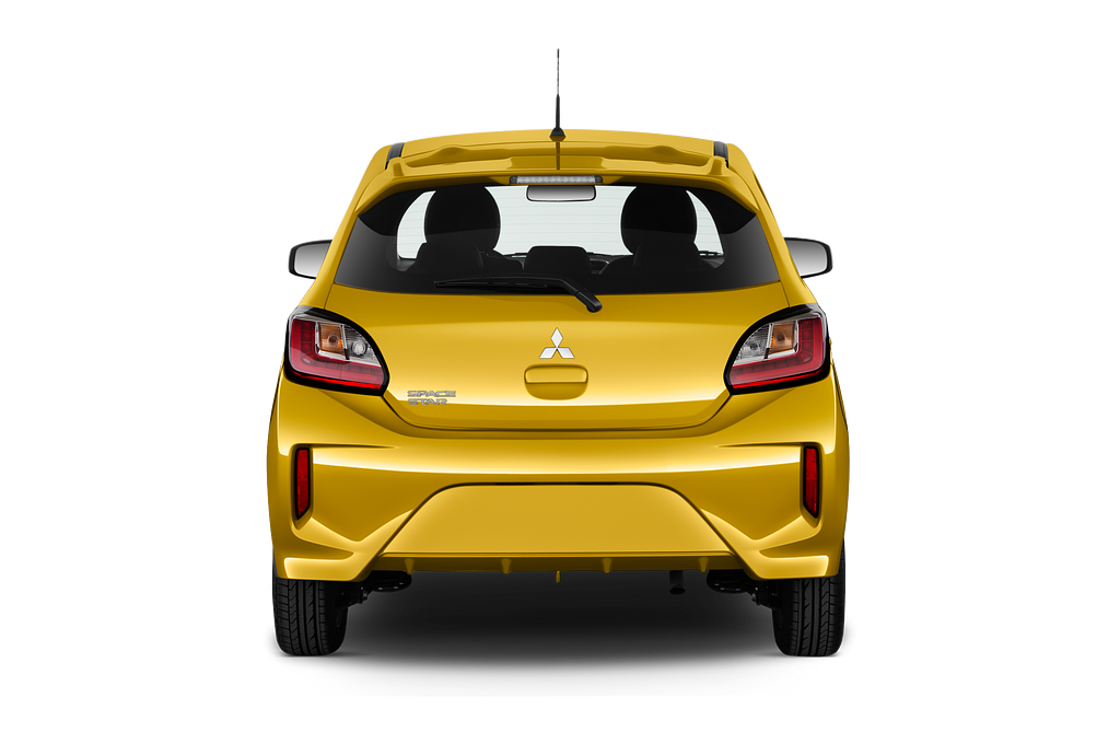 Mitsubishi Space Star (Baujahr 2020) Intro Edition + 5 Türen Heckansicht