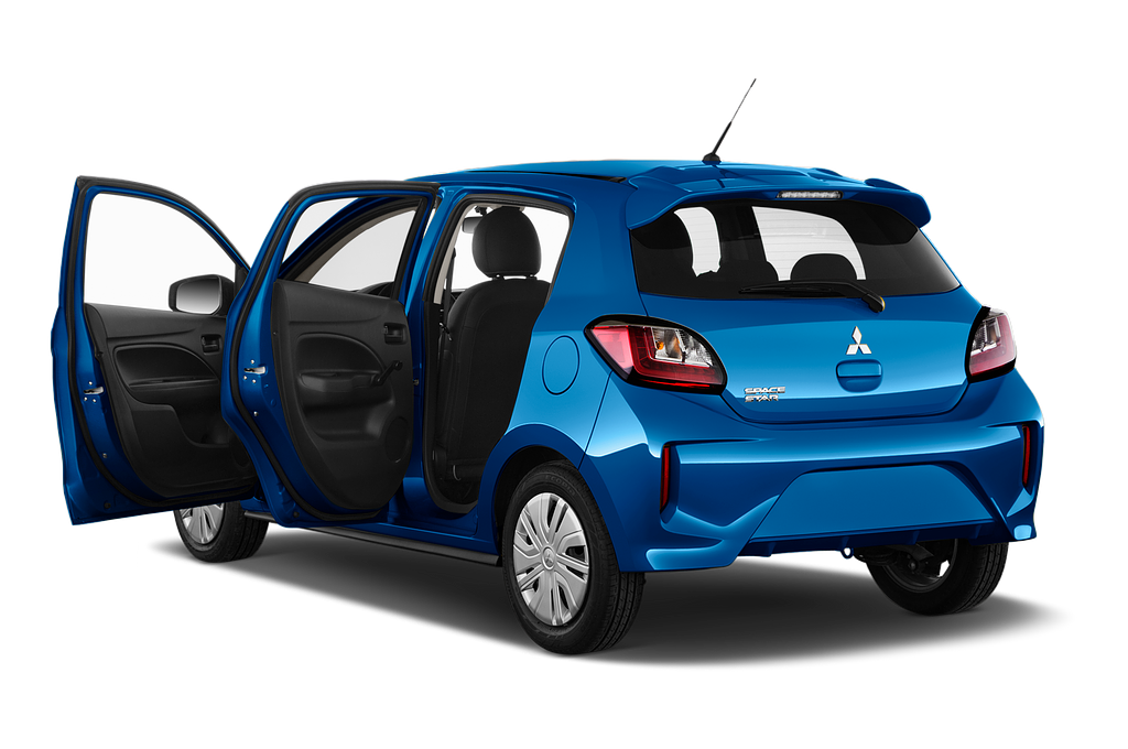 Mitsubishi Space Star (Baujahr 2020) Basis 5 Türen Tür geöffnet