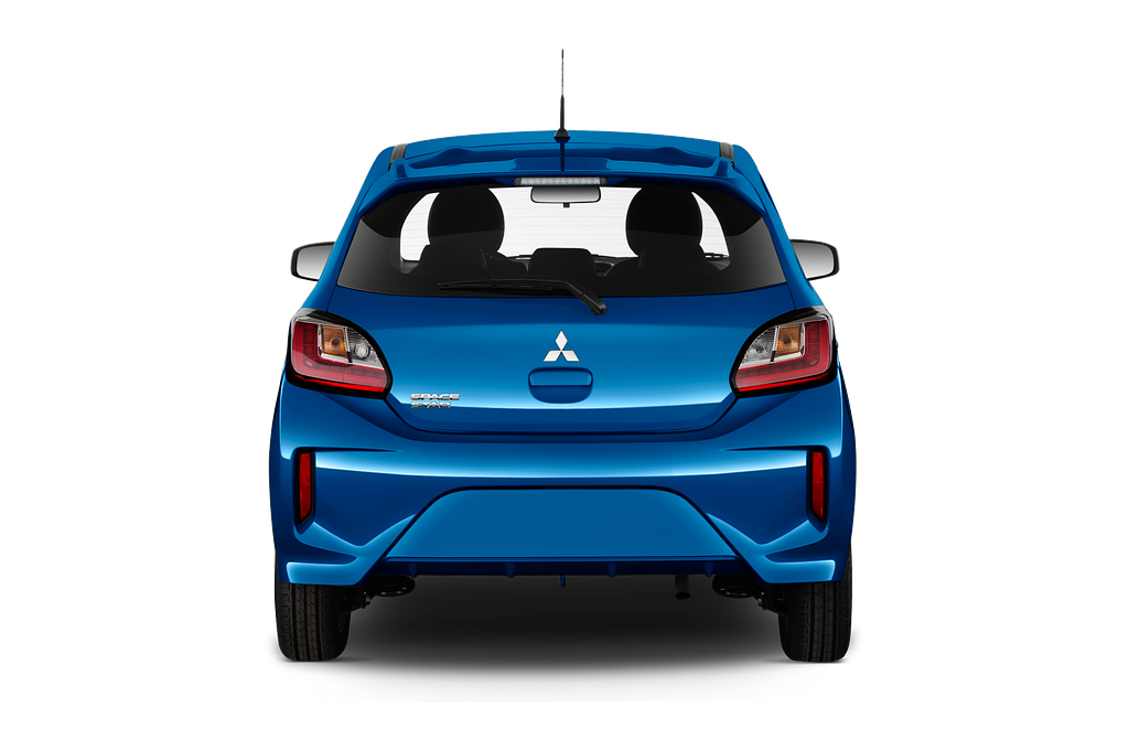 Mitsubishi Space Star (Baujahr 2020) Basis 5 Türen Heckansicht