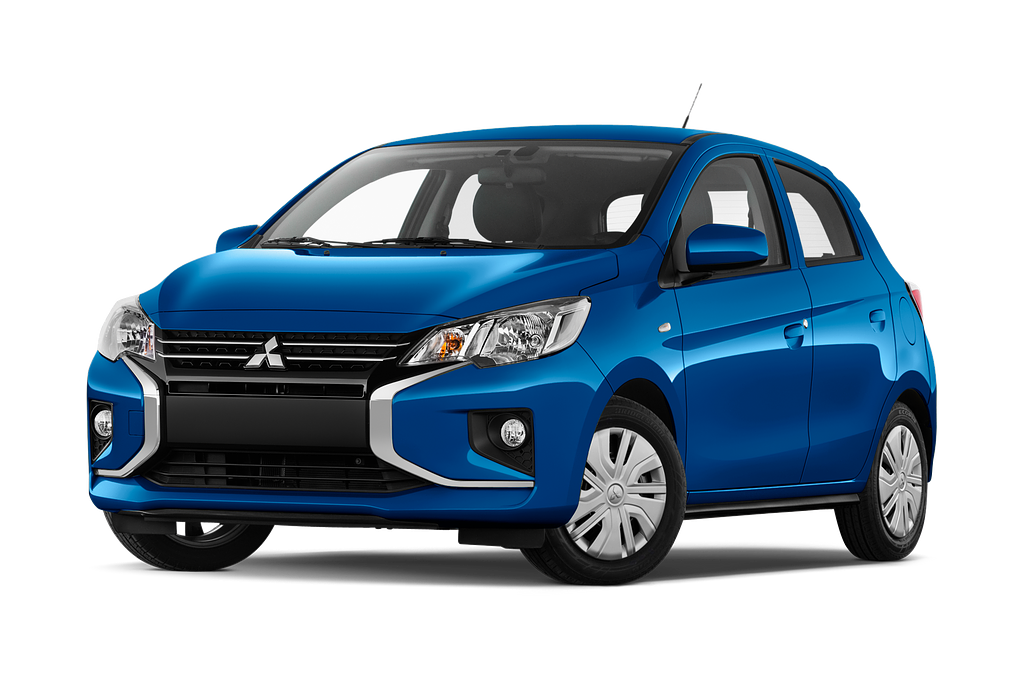 Mitsubishi Space Star (Baujahr 2020) Basis 5 Türen seitlich vorne mit Felge