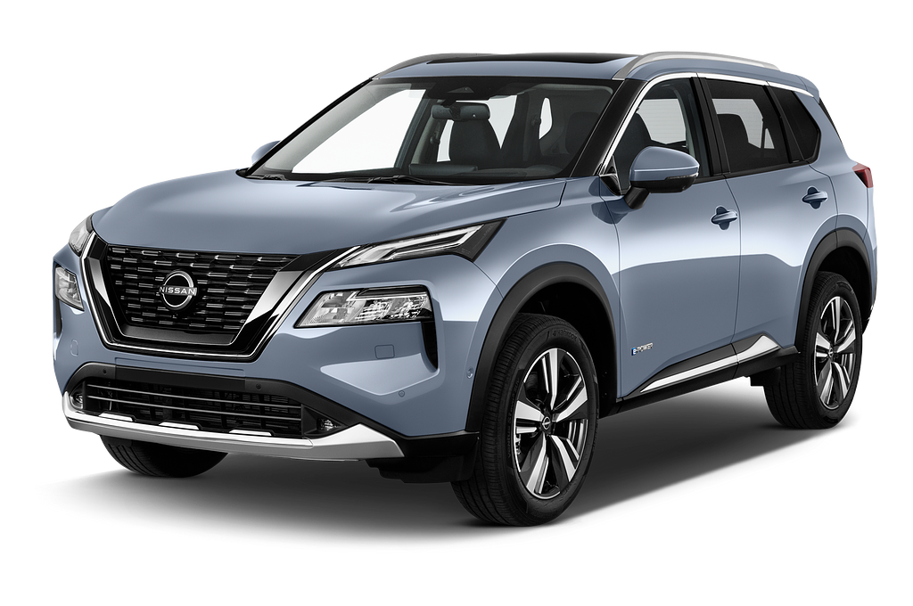 Nissan X-Trail (Baujahr 2023) e-Power Tekna 5 Türen seitlich vorne