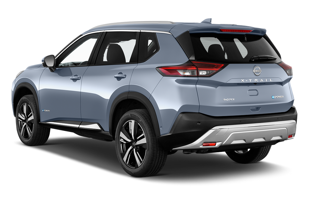 Nissan X-Trail (Baujahr 2023) e-Power Tekna 5 Türen seitlich hinten