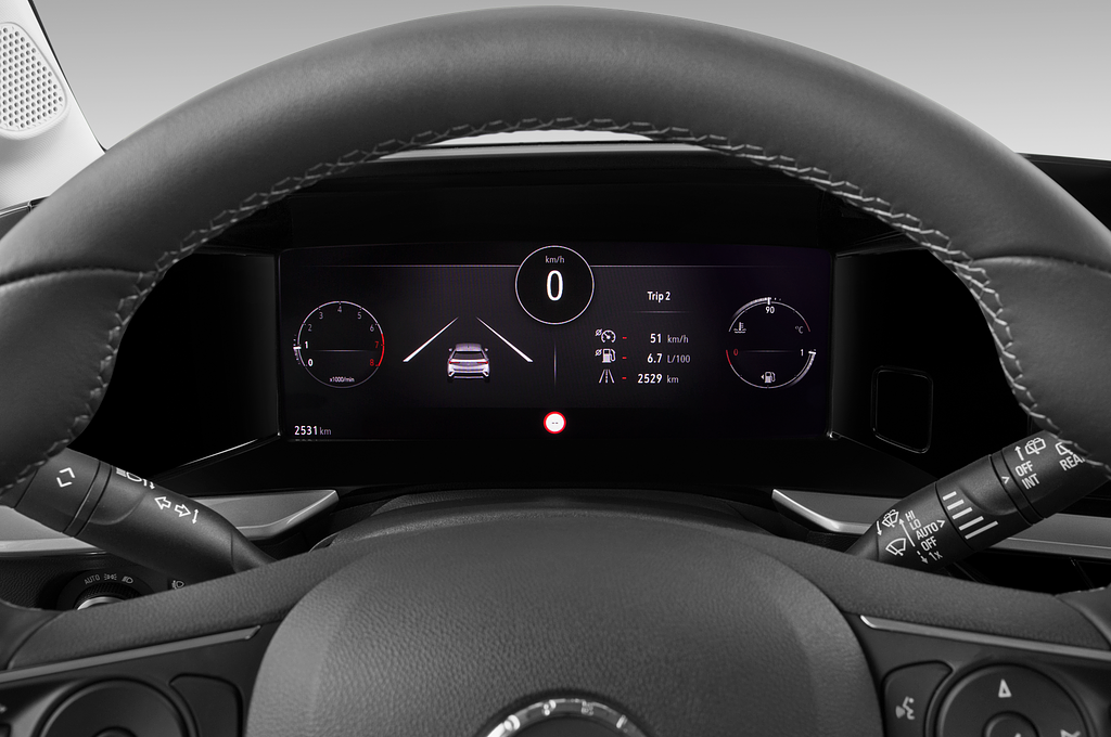 Opel Mokka (Baujahr 2021) Elegance 5 Türen Tacho und Fahrerinstrumente