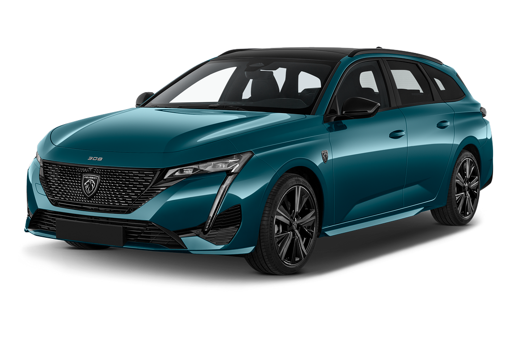 Peugeot 308 SW (Baujahr 2022) GT Pack 5 Türen seitlich vorne