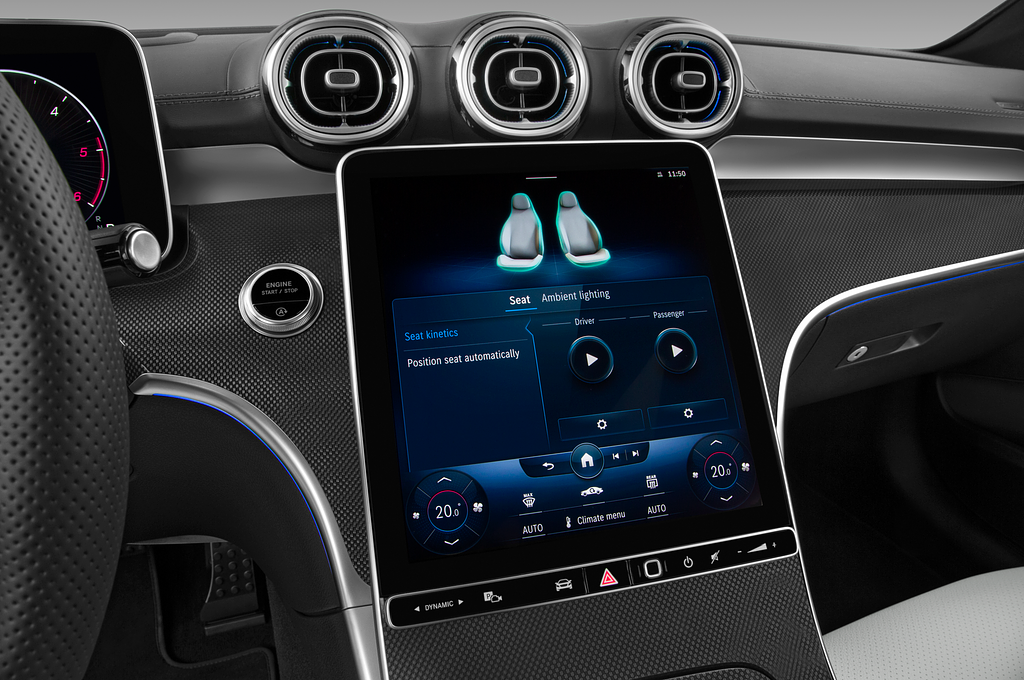 Mercedes C Class (Baujahr 2022) - 5 Türen Temperatur und Klimaanlage