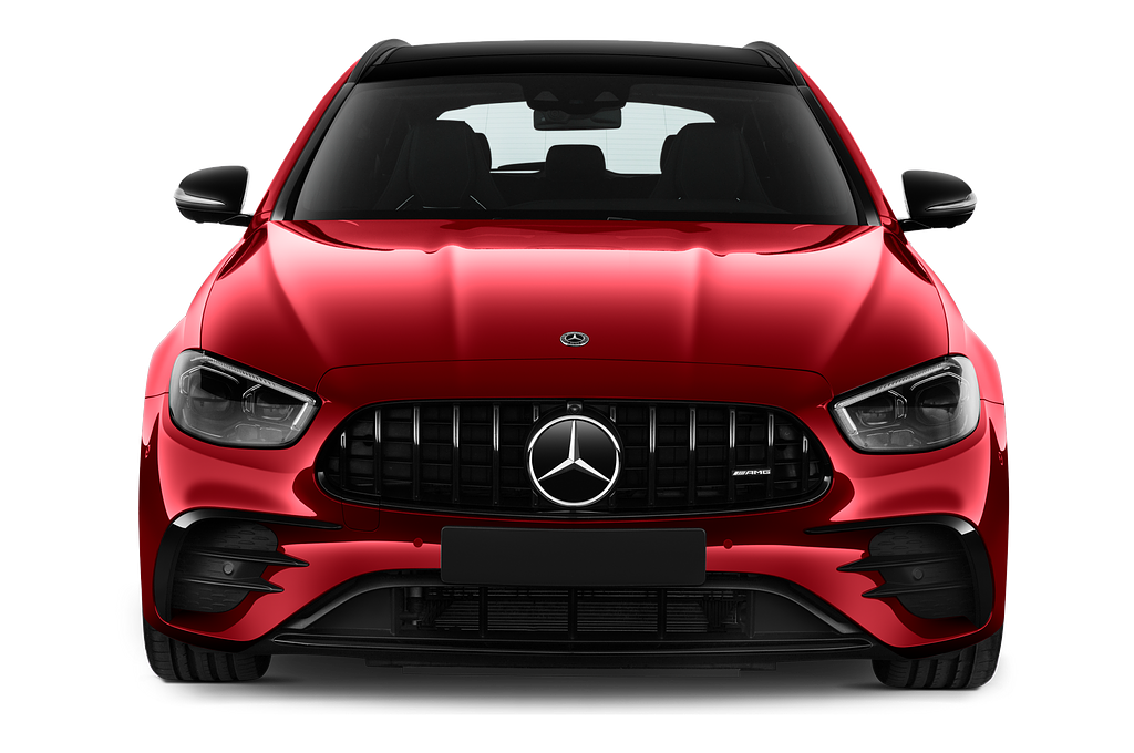 Mercedes E Class (Baujahr 2021) 53 AMG 5 Türen Frontansicht
