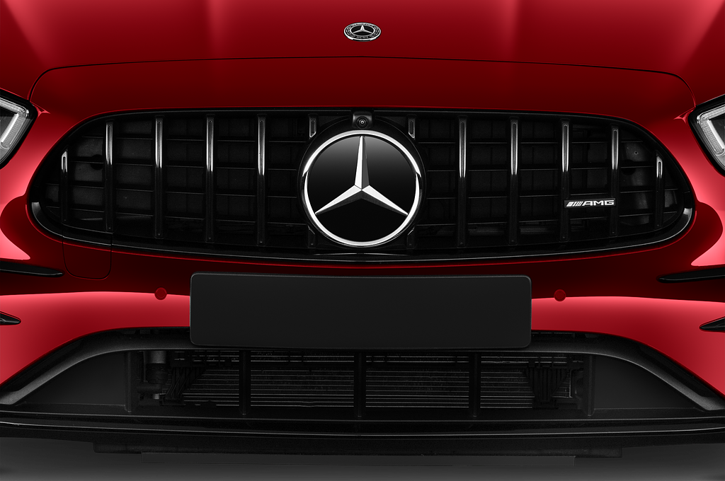 Mercedes E Class (Baujahr 2021) 53 AMG 5 Türen Kühlergrill und Scheinwerfer