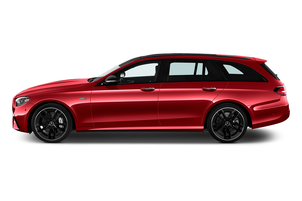 Mercedes E Class (Baujahr 2021) 53 AMG 5 Türen Seitenansicht