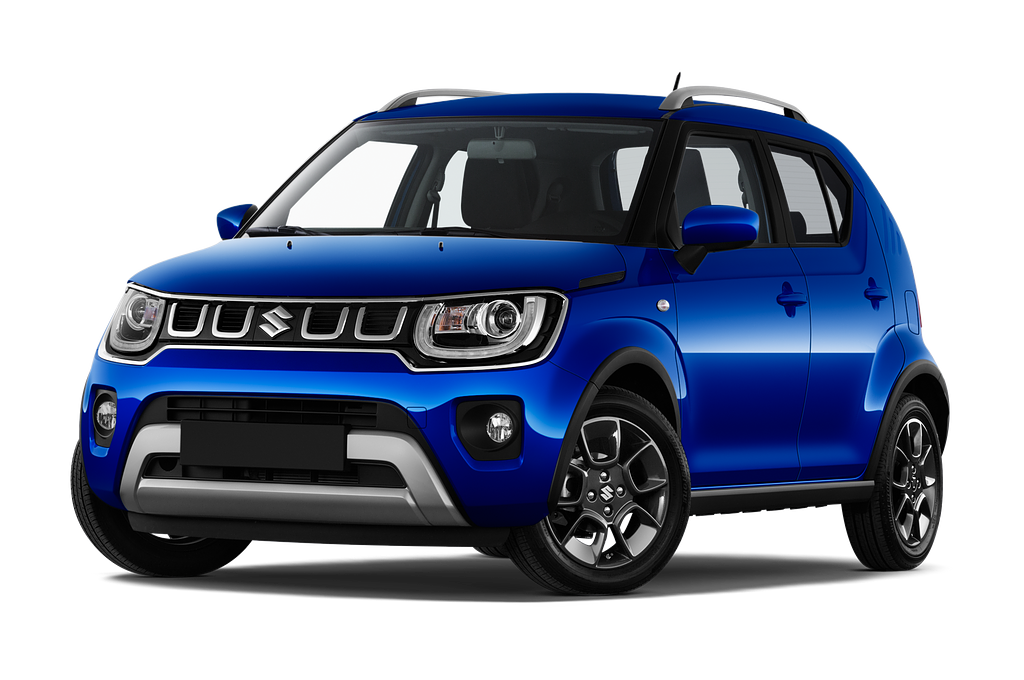 Suzuki Ignis (Baujahr 2020) Comfort 5 Türen seitlich vorne mit Felge