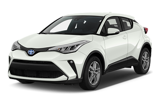 Toyota C-HR (Baujahr 2021) Flow Hybrid 5 Türen seitlich vorne