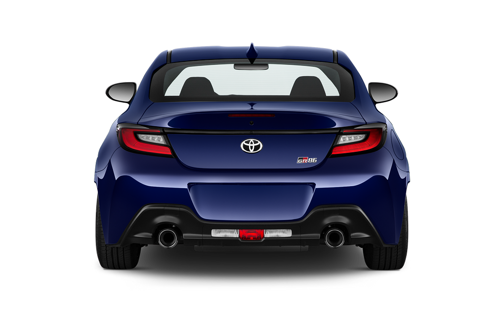 Toyota GR86 (Baujahr 2022) Base 2 Türen Heckansicht