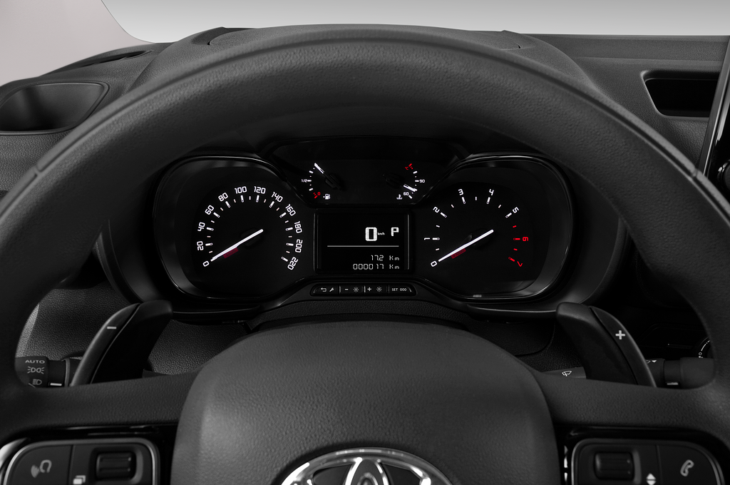 Toyota Proace City (Baujahr 2020) - 4 Türen Tacho und Fahrerinstrumente